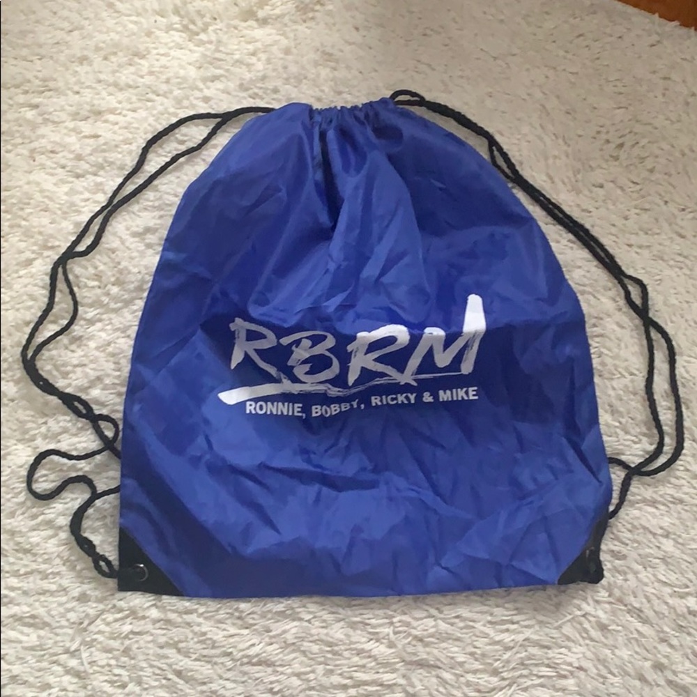 Bell Biv Devoe Blue Drawstring Backpack